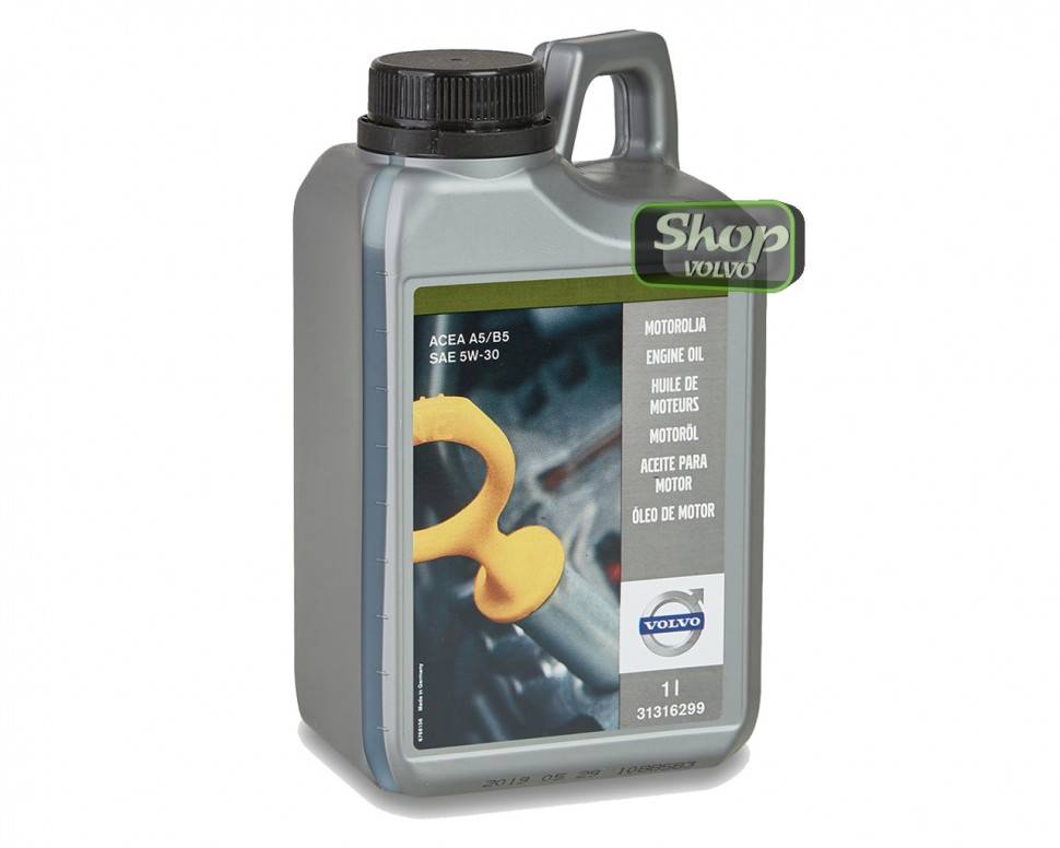 Масло моторное синтетическое 1литр SAE 5W-30 A5/B5 ENGINE OIL \\ VOLVO Original 31316299