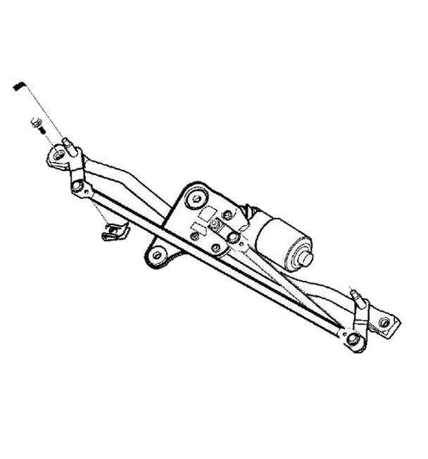 Электромотор стеклоочистителя лобового стекла с трапецией \\ c 2007 года\\ VOLVO V70, XC70, S80 \\ VOLVO (Original) 31333456
