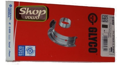 Вкладыши шатунные ремонтные 0.25, комплект VOLVO S60, S80 \\ B52XXxx** \\ GLYCO 71-3754/5 0.25mm