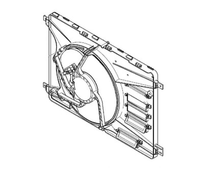 Кожух вентилятора VOLVO S80 II,V70 III,XC70 II 07- \\ VOLVO (Original) 30792866