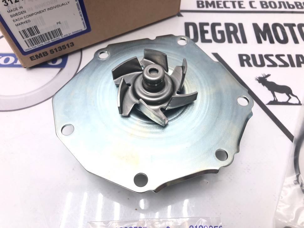 Водяная помпа Вольво S80 II, V70 III, XC60, XC70 II, XC90 \\ B6304Txx, B6324Sxx, 6 цилиндров \\ VOLVO Original 31219000