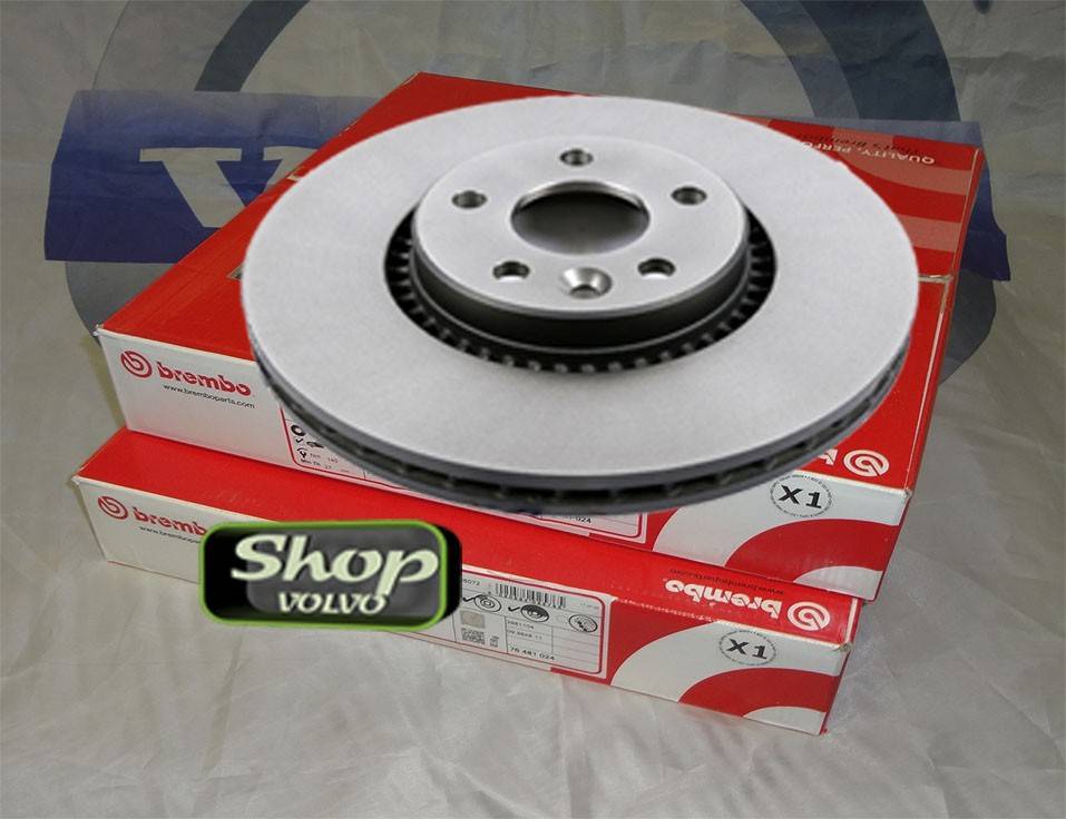 Диск тормозной передний VOLVO XC90 II (2016-), VOLVO XC60 II (2018-) \\ 19&quot; дюймов \\ BREMBO 09.C937.11