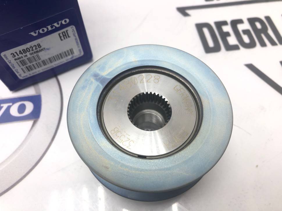 Муфта генератора Volvo S60 II, S80 II, S90 II, XC40, XC60 II, XC60, XC70 II, XC90 II \\ VOLVO Original 31480228