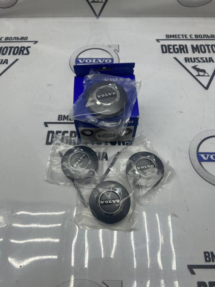 Колпаки литых дисков Dark grey, комплект 4шт VOLVO XC40, XC60 II, XC90 II \\ VOLVO Original 31414935