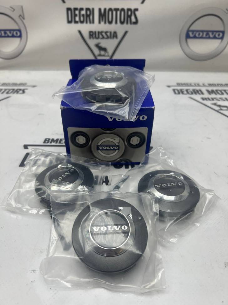 Колпаки литых дисков Dark grey, комплект 4шт VOLVO XC40, XC60 II, XC90 II \\ VOLVO Original 31414935