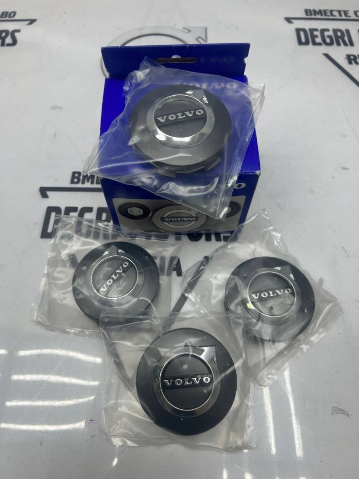 Колпаки литых дисков Dark grey, комплект 4шт VOLVO XC40, XC60 II, XC90 II \\ VOLVO Original 31414935