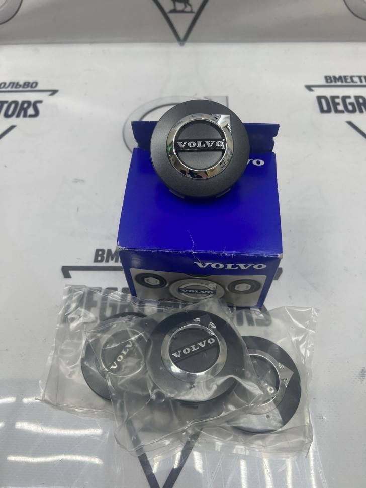 Колпаки литых дисков Dark grey, комплект 4шт VOLVO XC40, XC60 II, XC90 II \\ VOLVO Original 31414935