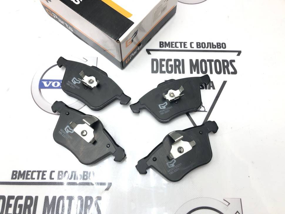 Тормозные колодки, передние 16&quot; усиленные ​Volvo S60, V70 II, XC70, XC90 \\ GParts VO30793231