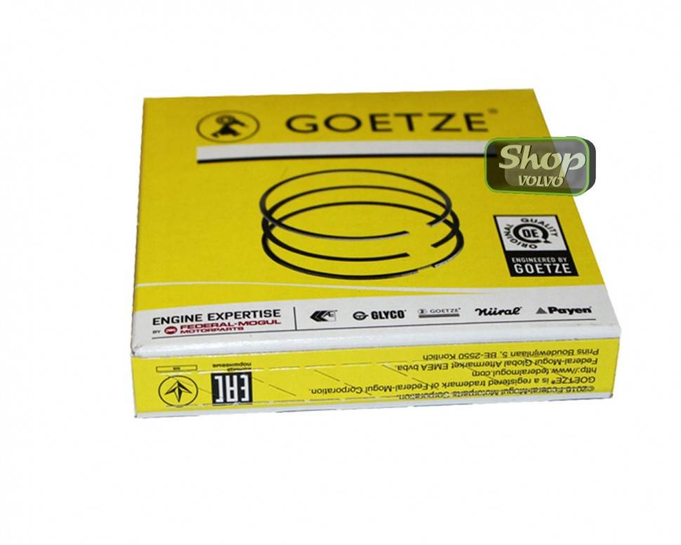 Кольца поршневые STD комплект на один цилиндр VOLVO S60, S80, S40, XC70 \\ GOETZE