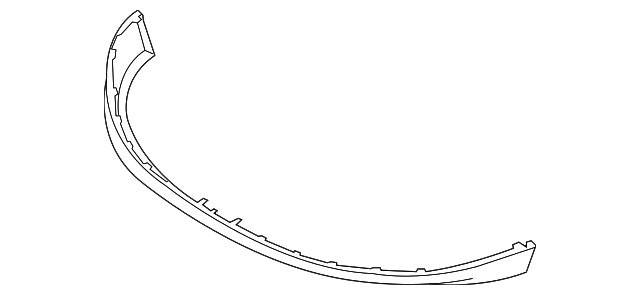 Спойлер переднего бампера Вольво S80 II, S80L \\ SWParts SW30763739