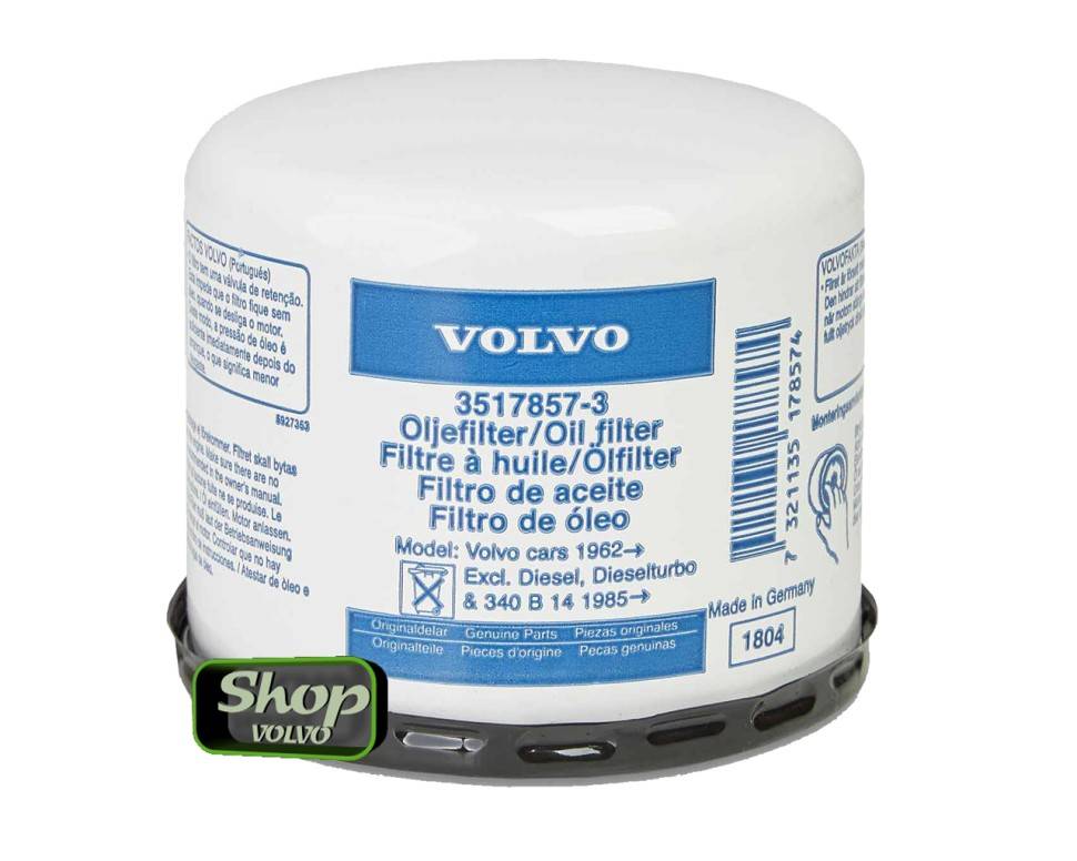Фильтр масляный VOLVO 240 740 760 780 940 960 \\ VOLVO Original 3517857