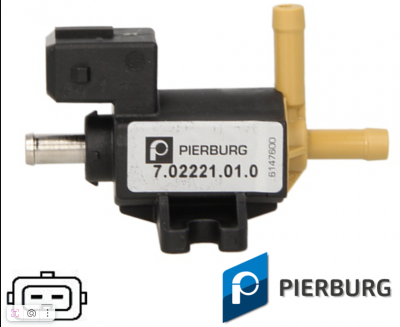 Клапан подачи воздуха Volvo S60 II, S80 II, XC70 II, XC60 \\ PIERBURG 7.02221.01.0