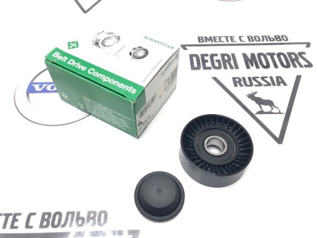 Ролик натяжителя приводного ремня VOLVO S60, S80, V70 II, XC70, XC90 \\ INA 531 0760 10