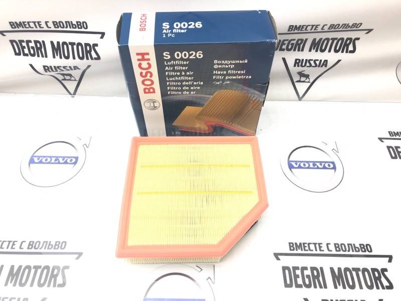 Фильтр воздушный Volvo S60, V70 II, XC70, XC90 \\ BOSCH F 026 400 026