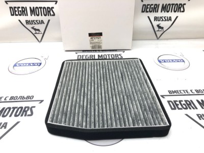 Фильтр салона VOLVO S60, S80, XC70, XC90 угольный \\ MILES AFC1121