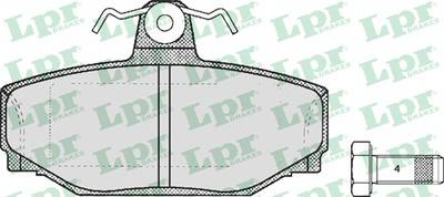 Тормозные колодки задние VOLVO 740,940,960 \\ многорычажная подвеска Multi-Link \\ LPR 05P217