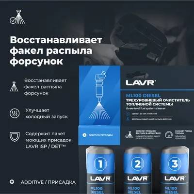 Трехуровневая очистка топливной системы ML100 Diesel \\ LAVR LN2138