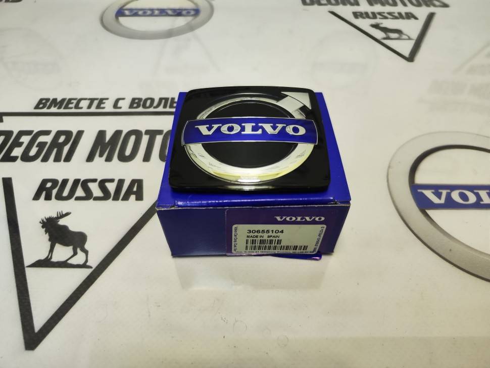 Эмблема решетки радиатора квадратная &quot;Volvo Вольво S80 II, XC70 II, XC90 \\ VOLVO (Original) 30655104