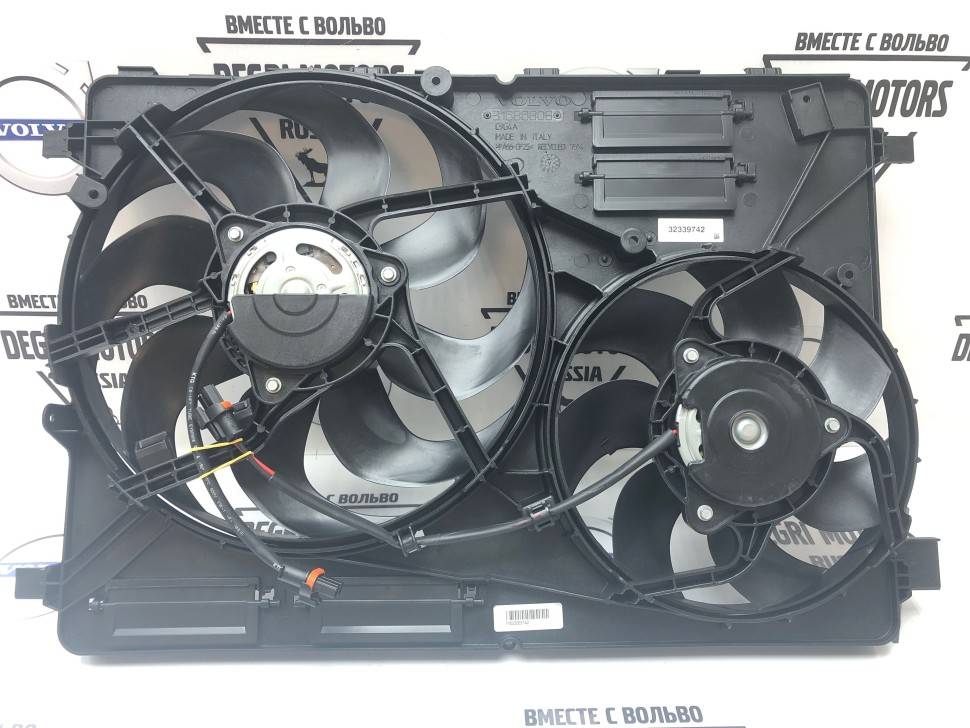 Вентилятор охлаждения двигателя (без блока) Volvo S60 II, S80 II, XC60, XC70 II \\ VOLVO Original 32339742