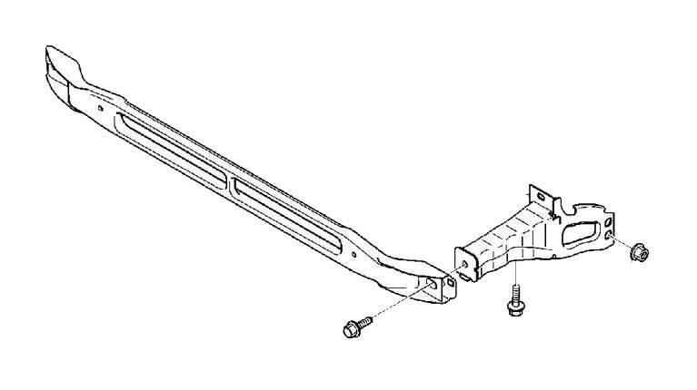 Балка рамы двигателя передняя Вольво XC70 (08-) \\ VOLVO (Original) 30723927