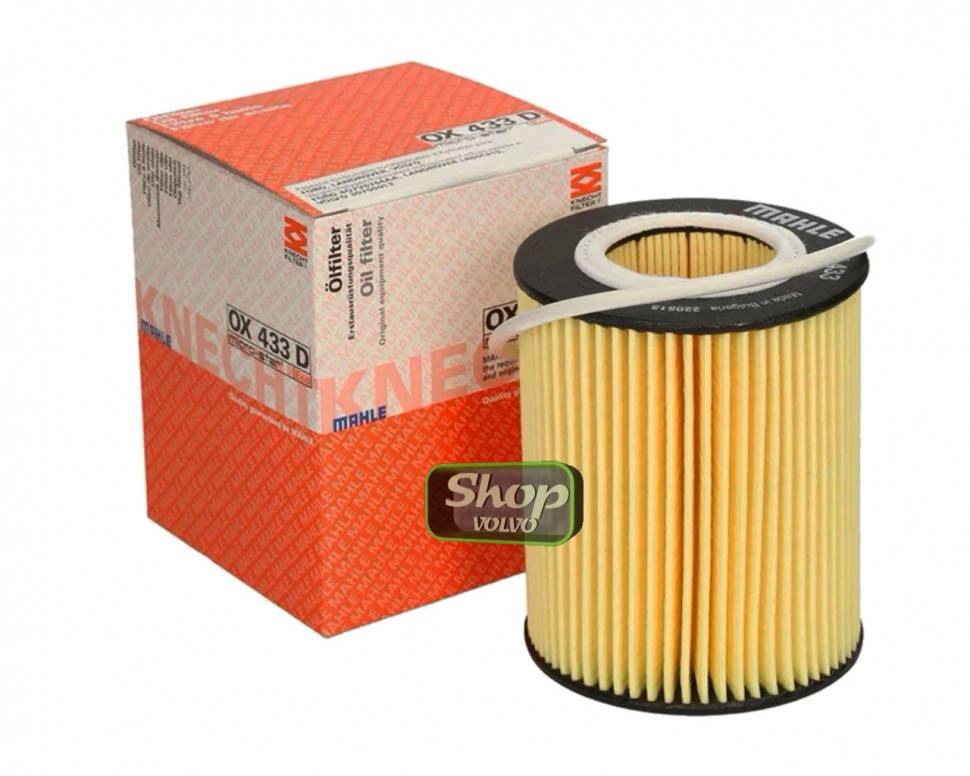 Элемент фильтрующий масляного фильтра \\ MAHLE OX 433D
