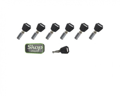 Комплект замков для запираемых аксессуаров 6 штук VOLVO S80 II, S60 II, XC70 II, XC60 \\ VOLVO Original