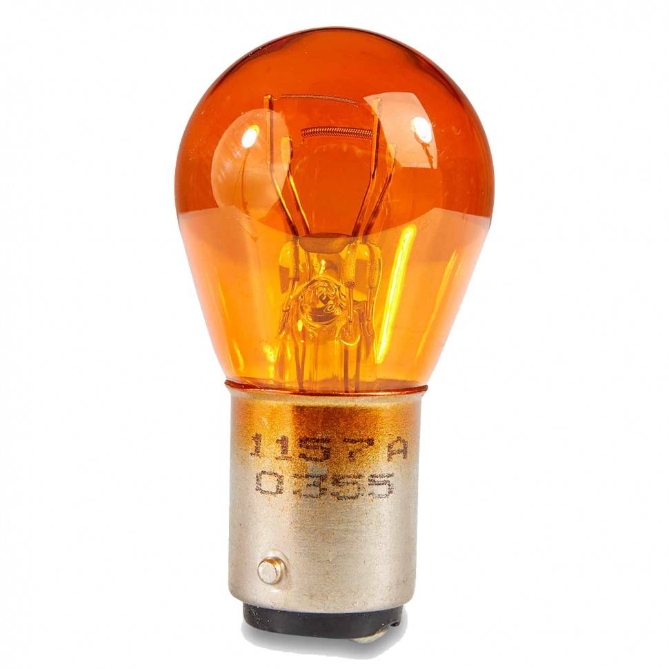 Лампа 23/7Вт жёлтая USA \\ VOLVO Original 989790