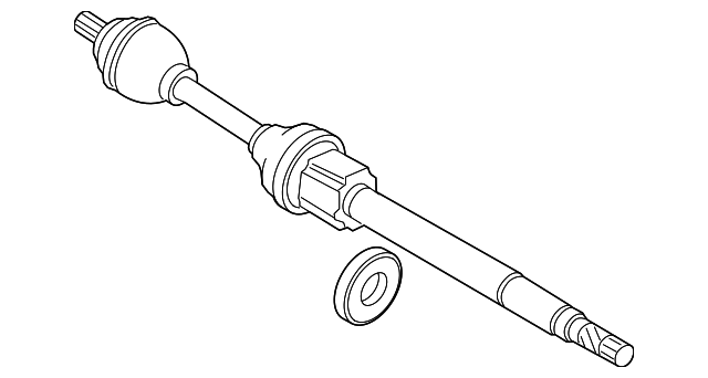 Axle shaft, exch \\ VOLVO Original 36011791
