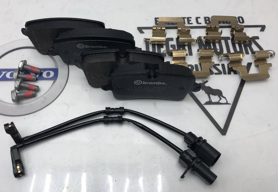 Колодки тормозные, комплект задний \\ BREMBO P85118