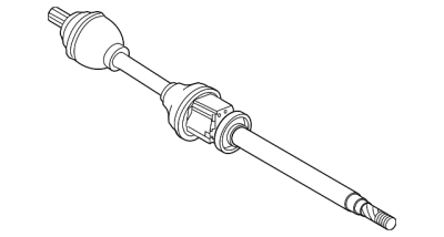 Axle shaft, exch \\ VOLVO Original 36012844
