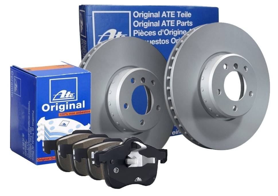 Задние тормозные диски и колодки Volvo XC90 16&#039; \\ ATE