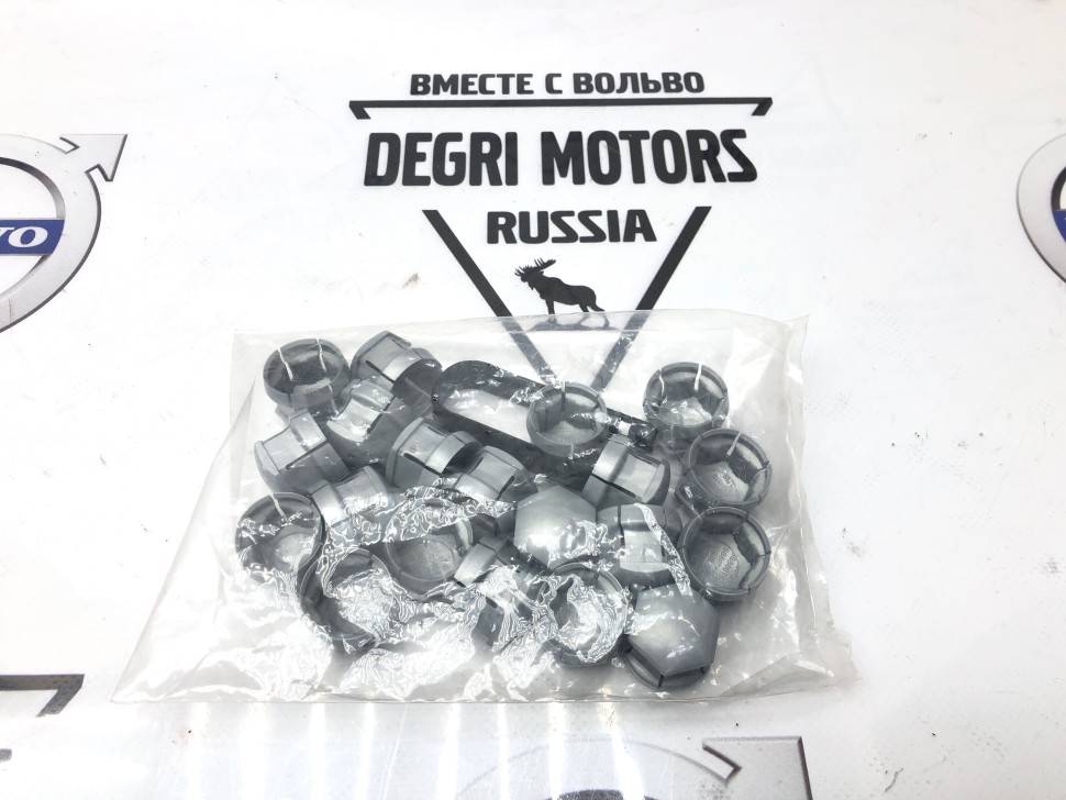 К-т декоративных колпачков колесного болта Grey VOLVO S60 (11-), XC60 (18-), V60 (11-), XC90 II NEW \\ VOLVO Original 31660917
