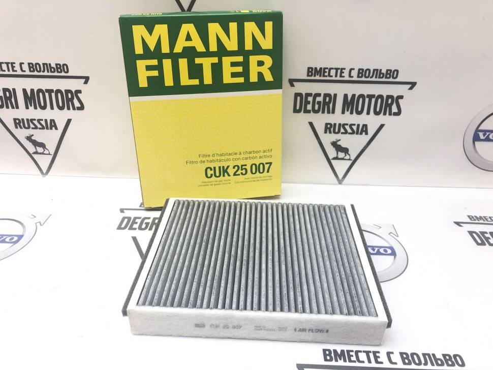 Фильтр салона угольный VOLVO V40 V40CC \\ MANN+HUMMEL CUK25007