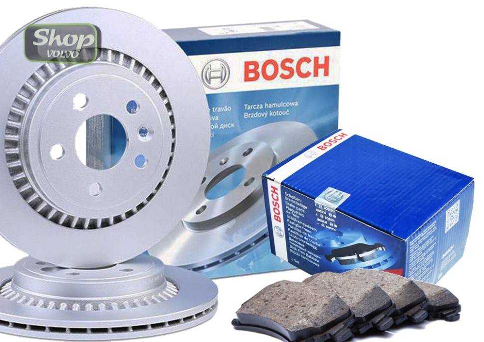 Задние тормозные диски и колодки Volvo XC90 16&#039; \\ BOSCH
