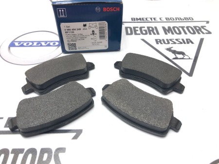 Колодки тормозные задние дисковые Volvo S60 II, S80 II, V60, V60CC, V70 III, XC60, XC70 II \\ BOSCH 0 986 494 248