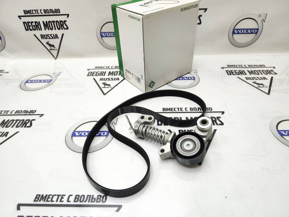 Ремень приводной, комплект с роликом Вольво XC90 II \\ дизель \\ INA 529 0374 10