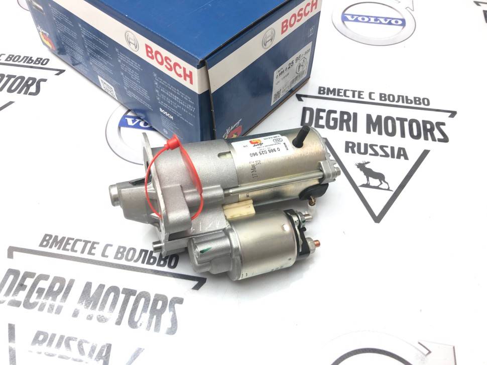 Стартер 12v, 1,4kw Volvo C30, C70, S40 II, S60 II, S60, S80 II, S80, V50, V60, V70, XC70, XC90 \\ BOSCH 0 986 025 960