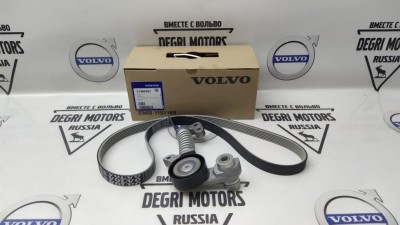 Ремень приводной, комплект с роликом Вольво XC90 II, XC60 II, S90 II, V90 II, XC40 \\ дизель \\ VOLVO Original 31480361