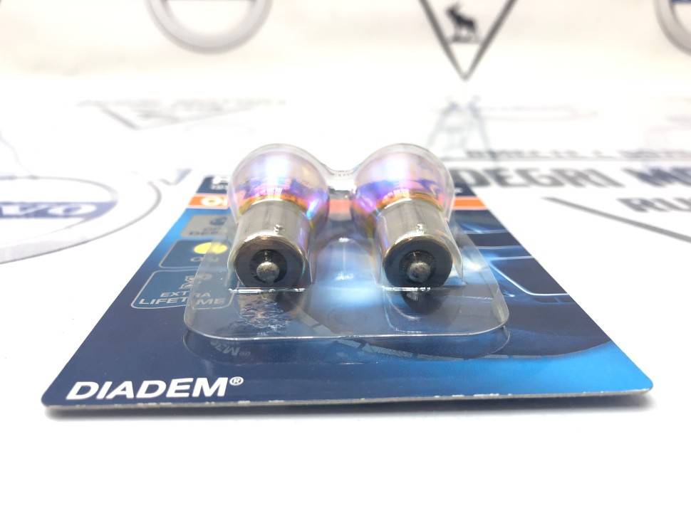Лампа Osram DIADEM® (опаловый оттенок колбы) PY21W (21W 12V BAU15s) 2шт. (блистер) \\ OSRAM 7507LDA02B