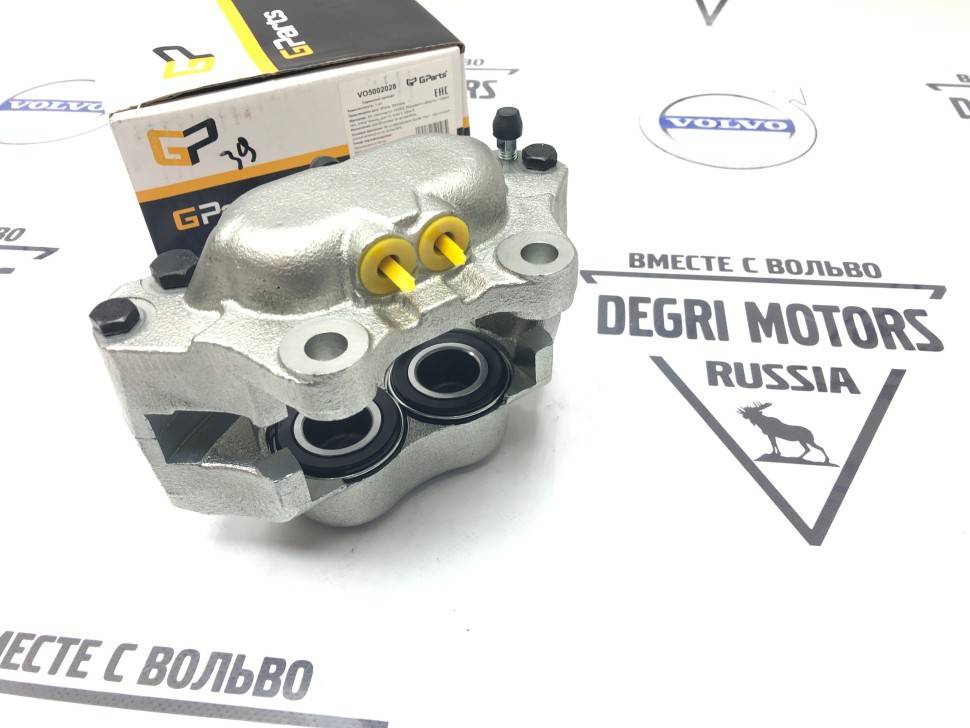 Суппорт тормозной передний левый VOLVO 240, 260 L Girling \\ вентилируемый диск \\ GP-German Parts VO5002028
