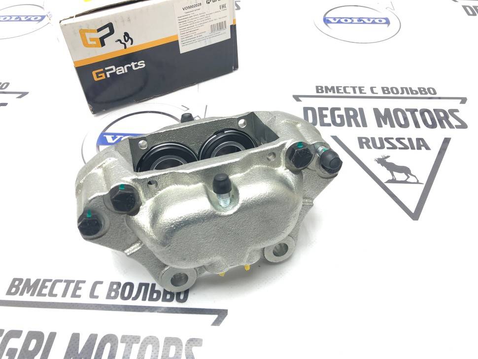 Суппорт тормозной передний левый VOLVO 240, 260 L Girling \\ вентилируемый диск \\ GP-German Parts VO5002028