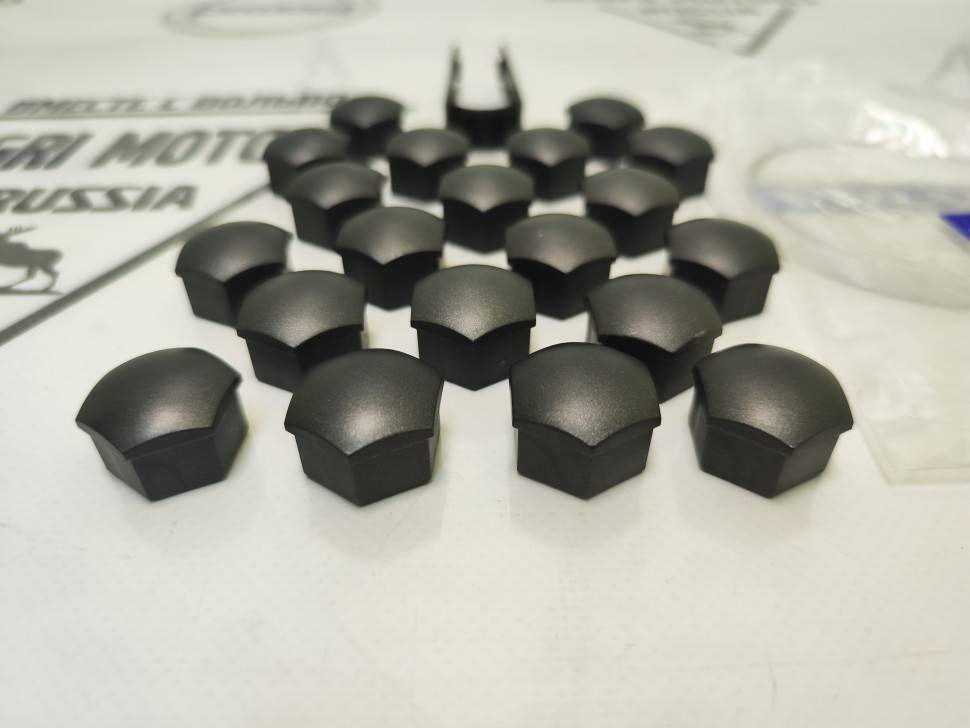 Колпачки защитные для болтов Dark grey Volvo C30, C70, S40, V50, V40 (2013-), V40 CC \\ комплект 20шт \\ VOLVO Original 31471686