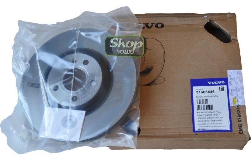 Диск тормозной передний 17 XC60, XC90 328 мм VOLVO Original 31665446.jpg