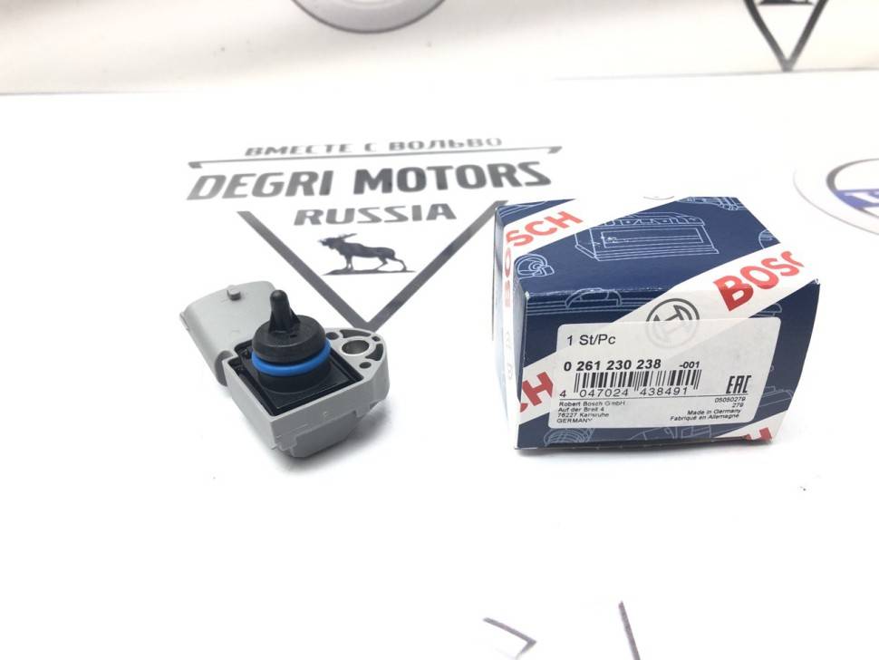 Датчик давления и температуры Volvo S60, S80, XC70, XC90 \\ BOSCH 0 261 230 238