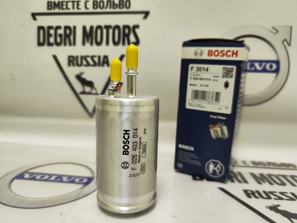 Топливный фильтр Вольво S 60 II, S80 II, V70 III, XC70 II, XC60 \\ бензин \\ BOSCH F 026 403 014
