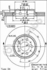 Тормозной диск передний 16'' \\ VOLVO S60,S80,XC70  \\ 305мм \\ (Brembo) 09.9130.10