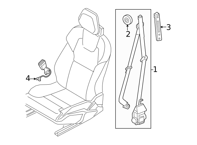 Belt catch \\ VOLVO Original 31462805