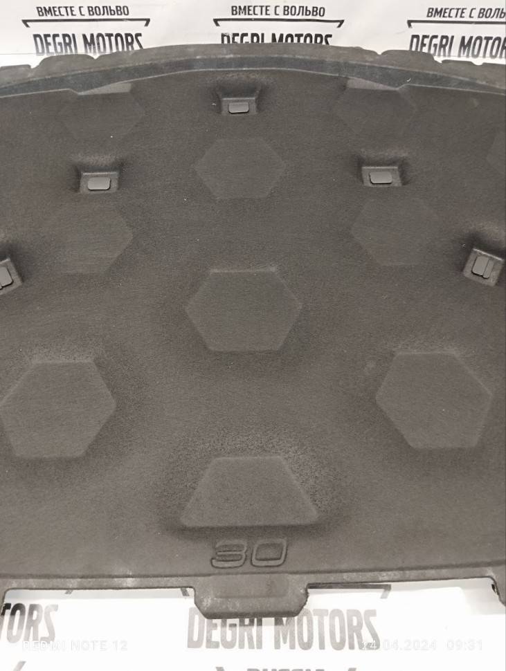 Шумоизоляция капота S80 II, V70 III, XC70 II \\ VOLVO Original 31298731