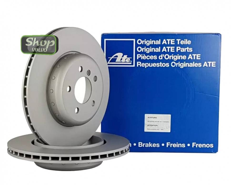 Диск тормозной передний Вольво XC90 II, XC60 II, S90 II, S60 III, XC40 \\ 18&quot; дюймов \\ ATE 24.0130-0243.1