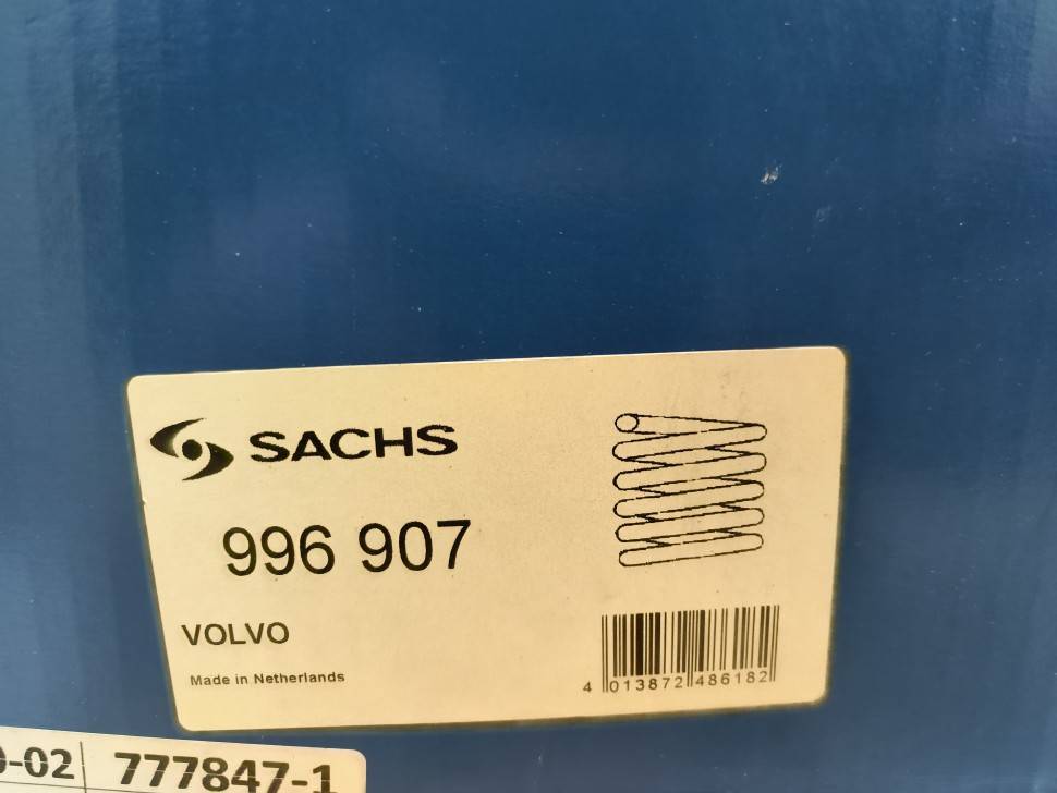 пружина подвески \\ SACHS 996907